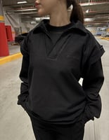 BLACK & GRAY SWEATER UNISEX - سيتوفر قريباً