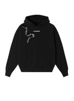 BLACK HOODIE OVER SIZE