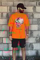 ORANGE T-SHIRT OVER SIZE