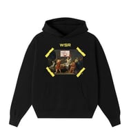 BLACK HOODIE OVER SIZE