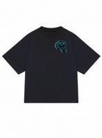 BLACK T-SHIRT OVER SIZE