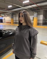 BLACK & GRAY SWEATER UNISEX - سيتوفر قريباً