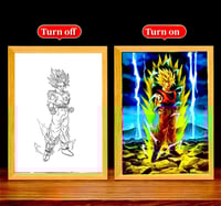 لوحة مضيئة dragon ball