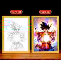 لوحة مضيئة dragon ball