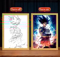 لوحة مضيئة dragon ball