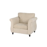 طقم كنب قماش مودرن لون بيج (مفرد + ثنائي) بتصميم ك...