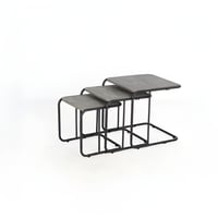 طقم طاولات جانبية متداخلة – 3 أحجام بتصميم عصري أن...