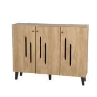 خزانه احذية خشبية بابين