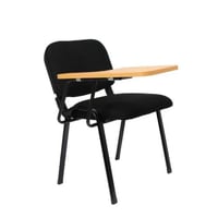 كرسي محاضرات ثابت مزود ب طاولة خشب