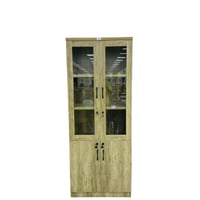 دولاب درفتين خشب - الوان متعدده