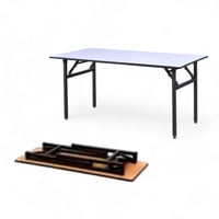 طاولة خشب مستطيلة للمناسبات قابله للطي