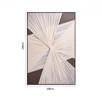 لوحة جدارية بتصميم اقمشه معقدة