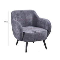 كرسي مفرد رمادي و متعدد الالوان