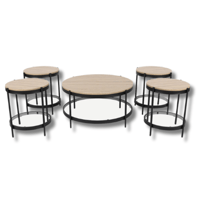 طقم طاولات دائرية