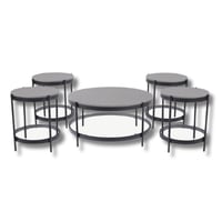 طقم طاولات دائرية