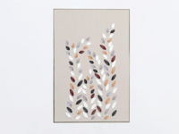 لوحة جدارية بطبعة البتلات