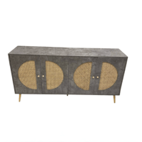 بوفيه خشبي بتصميم أقواس بأربعة ادرف