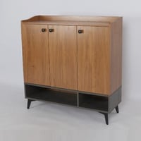 دولاب احذية خشبي 3 مقاسات برف اضافي