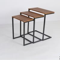 طقم 3 طاولات خدمة