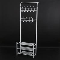 علاقة ملابس مع ارفف احذية مقاسين