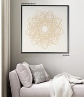 لوحة جدارية قماشية متداخله