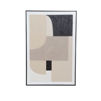 لوحة جدارية بألوان متداخلة