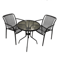 كرسيين وطاوله طقم أثاث خارجي