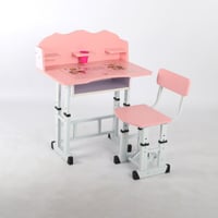 طاولة وكرسي دراسي -لونين