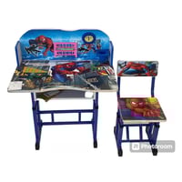 طاولة وكرسي دراسي برسومات