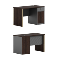 مكتب خشب مقاس 120 جنب واحد