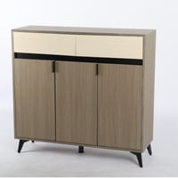 خزانة أحذية "ماليز" بثلاثة أبواب ودرجين - حل مثالي...