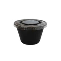 علبة صوص اسود 4 أونص مع الغطاء