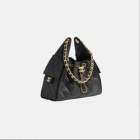 black chanel 25 handbag