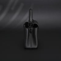 1V CAPUCINES MINI MATTE BLACK TOTE