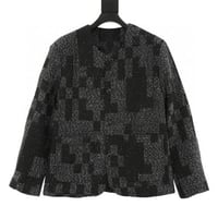 woolen checkerboard coat19