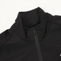 Reflective diamond logo nylon jacket