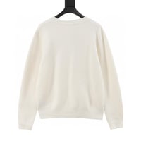 Pocket presbyoped patch pattern knitted pullover s...