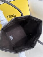 Fendi Origami Mini bag with a brown FF logo print