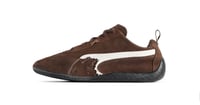 Speedcat Suede Balenciaga in Brown/white/black