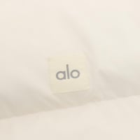 ALO|YOGA Hooded Vest Gold Label Down and Cotton Ve...