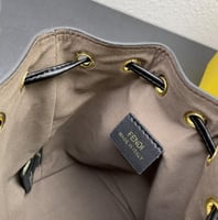 Fendi Mon Tresor Mini Bucket Bag in brown