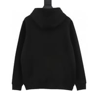 Embroidered teddy bear hooded sweatshirt