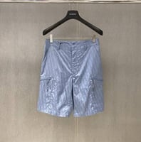 شورت الخروجات الرجالي ديور طبعة أوبلبك لون أزرق جي...