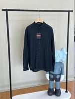 قميص بأزرار أمامية رجالي زينيا كم طويل لون كحلي