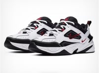 Nike M2k White Black Red