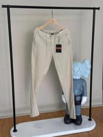 بنطال رجالي كاجوال رسمي زينيا لينن بلون بيج