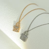 HERMES Diamond Big Necklace