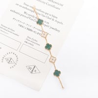 Van cleef Arpels four-leaf clover bracelet