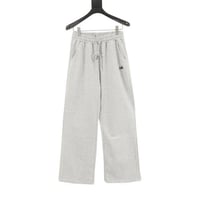 ALO 25FW Double-waisted paneled casual wide-leg tr...