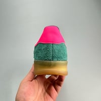 adidas Originals Gazelle Indoor Green Lucid Pink